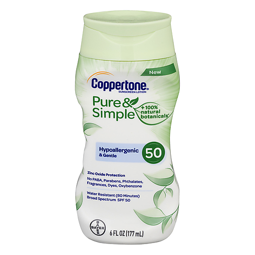 Coppertone Coppertone Sunscreen Lotion, Hypoallergenic & Gentle, Broad Spectrum SPF 50 Sunscreen