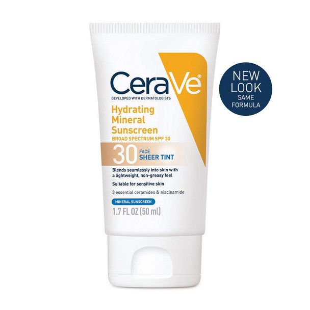 Cerave Cerave Hydrating Tinted Mineral Sunscreen SPF 30, 1.7 Oz Sunscreen