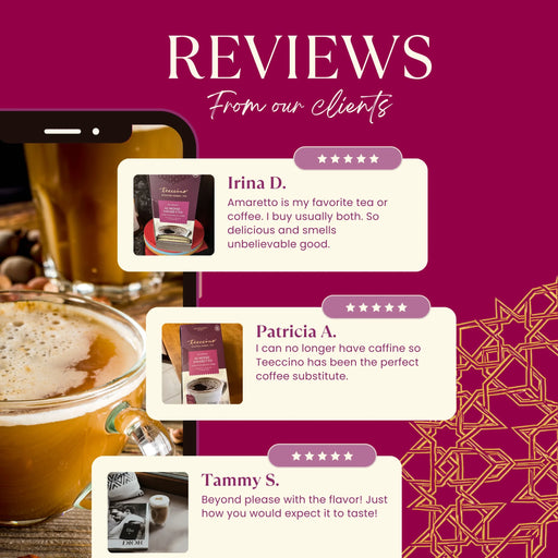 Teeccino Almond Amaretto Chicory Herbal Coffee Herbal Coffee