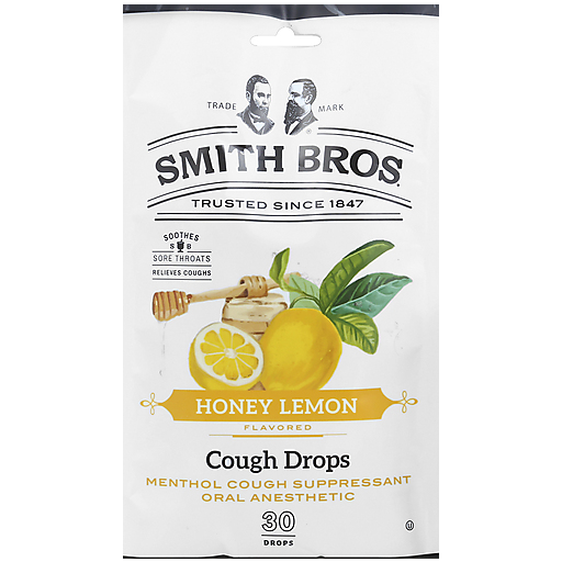 Smith Brothers Smith Brothers Cough Drops, Honey Lemon Flavored Health & Beauty