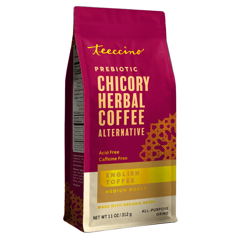 Teeccino English Toffee Herbal Coffee Herbal Coffee