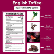Teeccino English Toffee Herbal Coffee Herbal Coffee