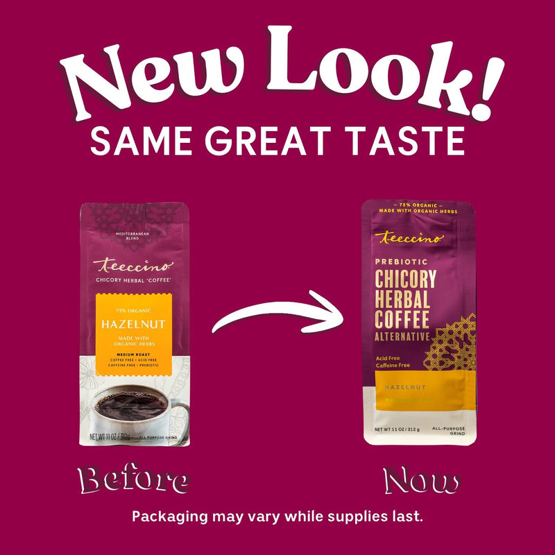 Teeccino Hazelnut Chicory Herbal Coffee Herbal Coffee