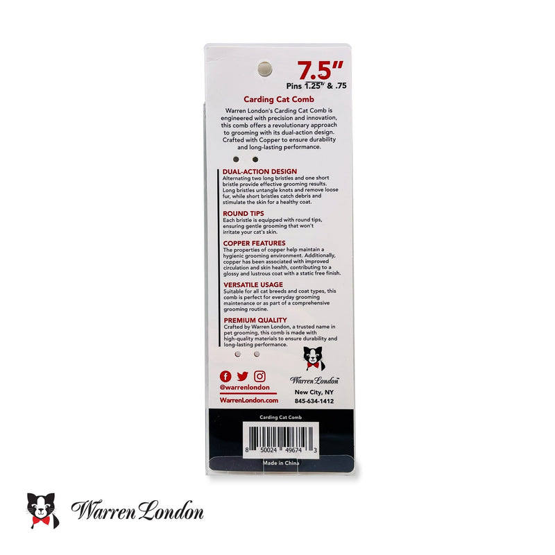 Warren London Carding Cat Comb Pet Combs & Brushes