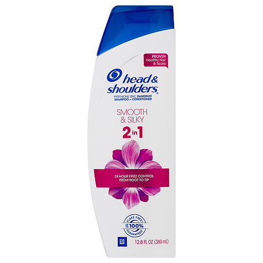 Head & Shoulders Head & Shoulders Shampoo Conditioner, Dandruff, Smooth Silky, 2 In 1 12.8 Fl Oz Shampoo & Conditioner