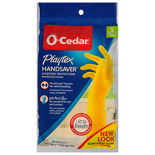 O-Cedar O-Cedar Playtex Hand Saver Gloves, Everyday, Small Sponges & Scouring Pads Midnight Blue