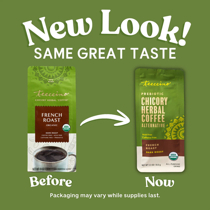 Teeccino French Roast Chicory Herbal Coffee Herbal Coffee