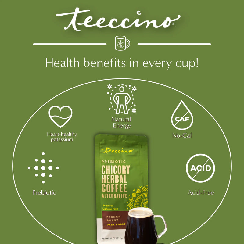 Teeccino French Roast Chicory Herbal Coffee Herbal Coffee