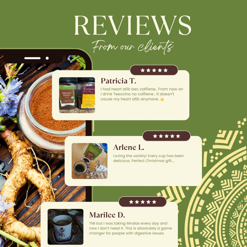 Teeccino French Roast Chicory Herbal Coffee Herbal Coffee