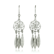 Bids.com Sterling Silver Dream Catcher Dangle Earrings Earrings
