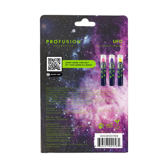 Profusion Cosmetics - UFO | UV Paint Liners Trio