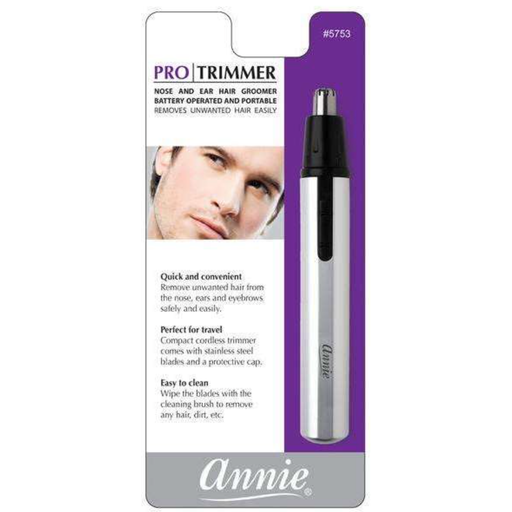Annie Annie Pro Trimmer Nose And Ear Hair Groomer Battery Operated 5753 Hair Removal