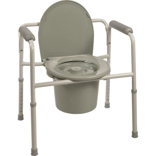 ProBasics ProBasics Three-in-One Steel Commode With Plastic Armrests Medical Supplies