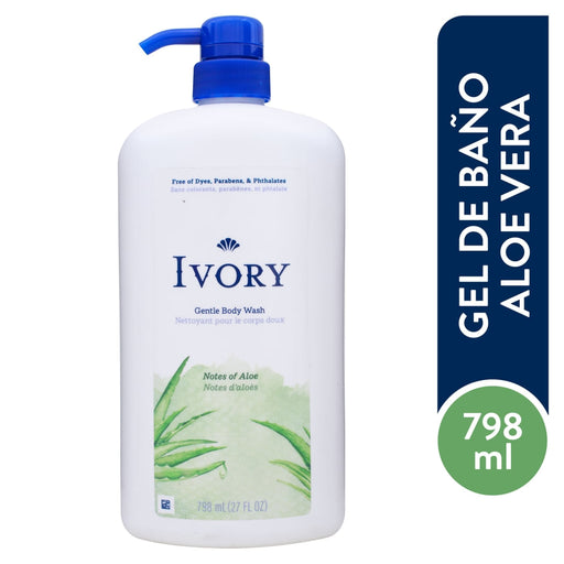 Ivory Ivory® Body Wash – Mild & Gentle – Aloe Scent – 27 oz Body Wash