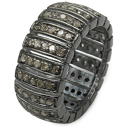 Bids.com 1.25 Carat Genuine TLB Diamond .925 Sterling Silver Ring Rings