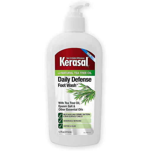 Kerasal Kerasal Daily Defense Foot Wash Plus Natural Tea Tree Oil, 12 Fl Oz Foot Care