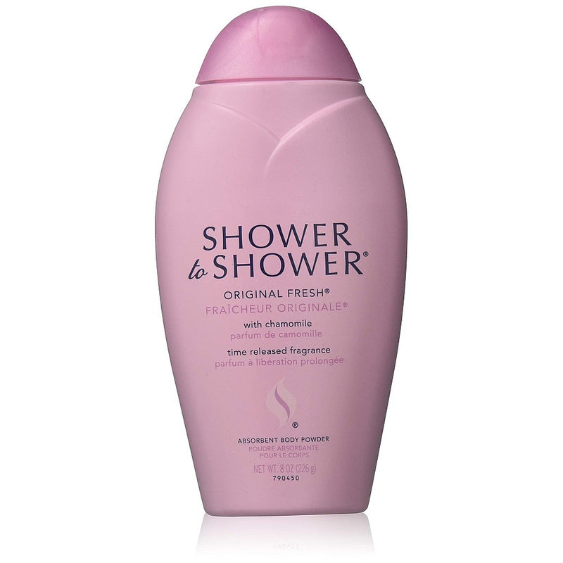 Shower To Shower Shower To Shower Absorbent Original Fresh Body Powder 8 Oz Body Powder