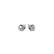 Bids.com 14k White Gold Spherical Stud Earrings (3.0 mm) Earrings