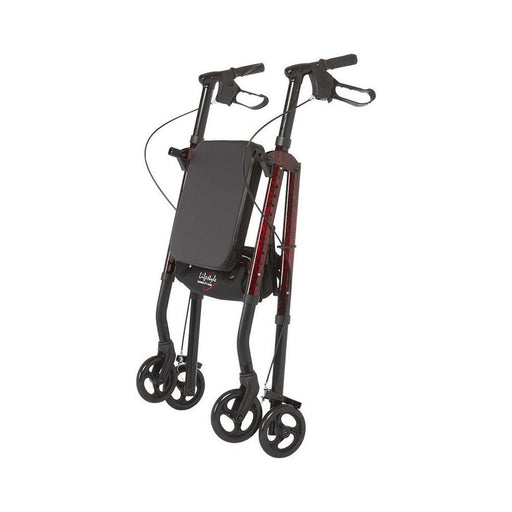 RIO Medical Supplies Rhythm Healthcare Aluminum 4 Wheel Rollator with Universal Height Adjustment