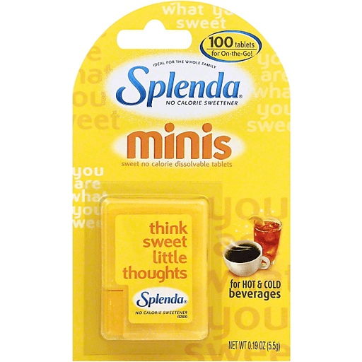 Splenda Splenda Sweetener, No Calorie, Minis Sugar & Sweeteners Gold