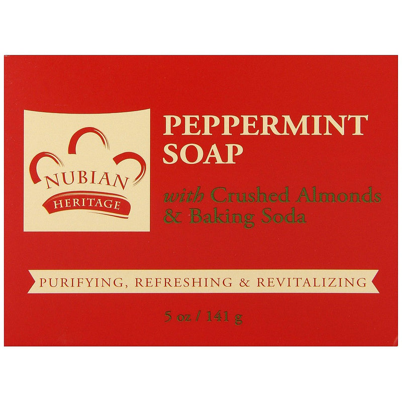 Nubian Heritage Nubian Heritage Peppermint & Aloe Bar Soap, 5 Oz Bar Soap