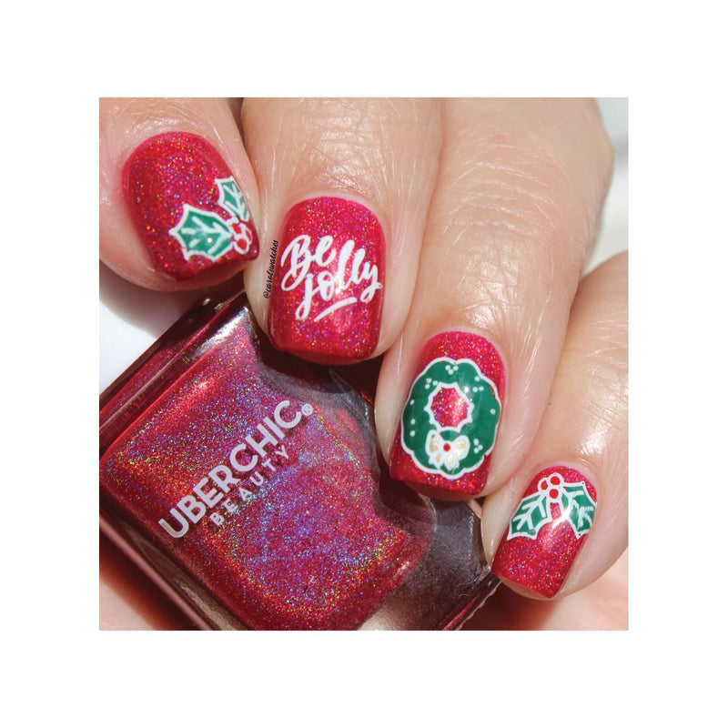 UberChic Beauty Merry & Bright Stamping Plate