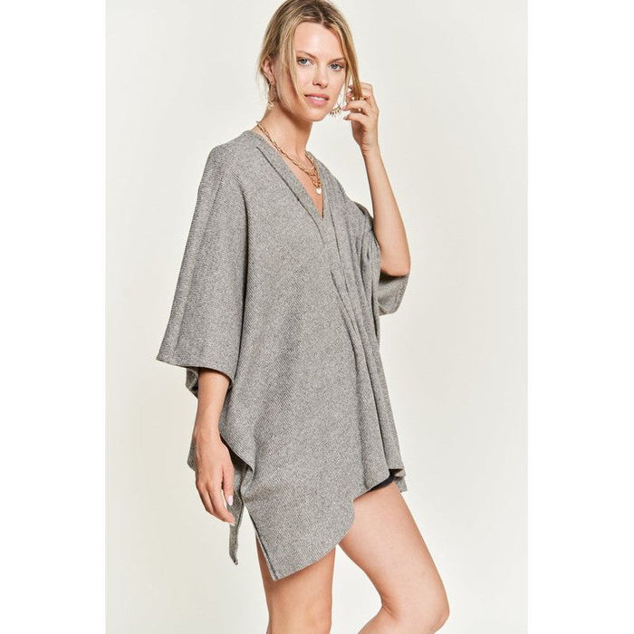 VNECK PONCHO TOP