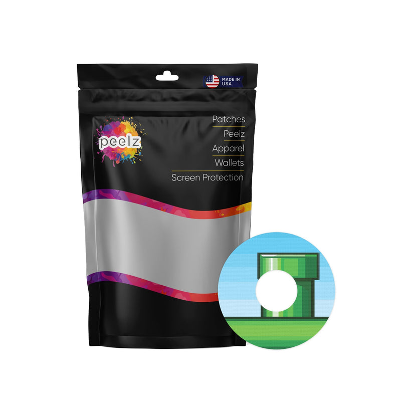 Peelz 80s Gamer Patch Tape Designed for the FreeStyle Libre 3 Plus & Lingo Patch Medical Tape