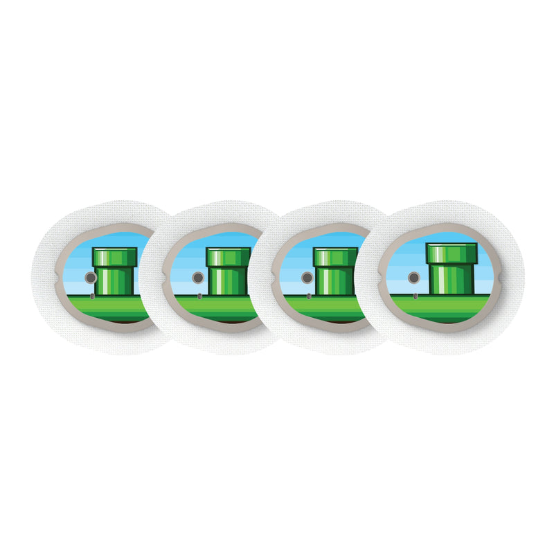 Peelz 80s Gamer Sticker Designed for the DEXCOM G7 and Stelo Transmitter Peelz/Stickers
