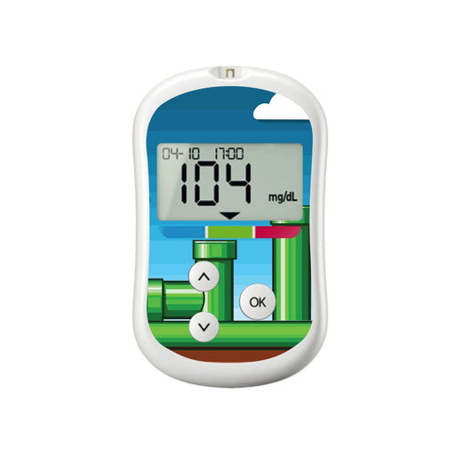 Peelz 80s Gamer for OneTouch Verio Flex Glucometer Peelz/Stickers