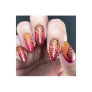 UberChic Beauty Lovely Leaves-04 Stamping Plate