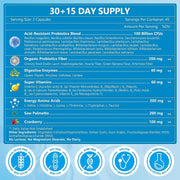 Nature Target 3-in-1 Digestive Health Probiotics, 100 Billion CFUs, 90 Veggie Capsules Probiotic