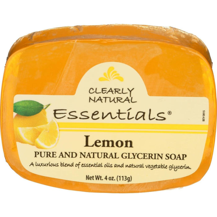 Clearly Natural Essentials Lemon Glycerin Soap 4 oz