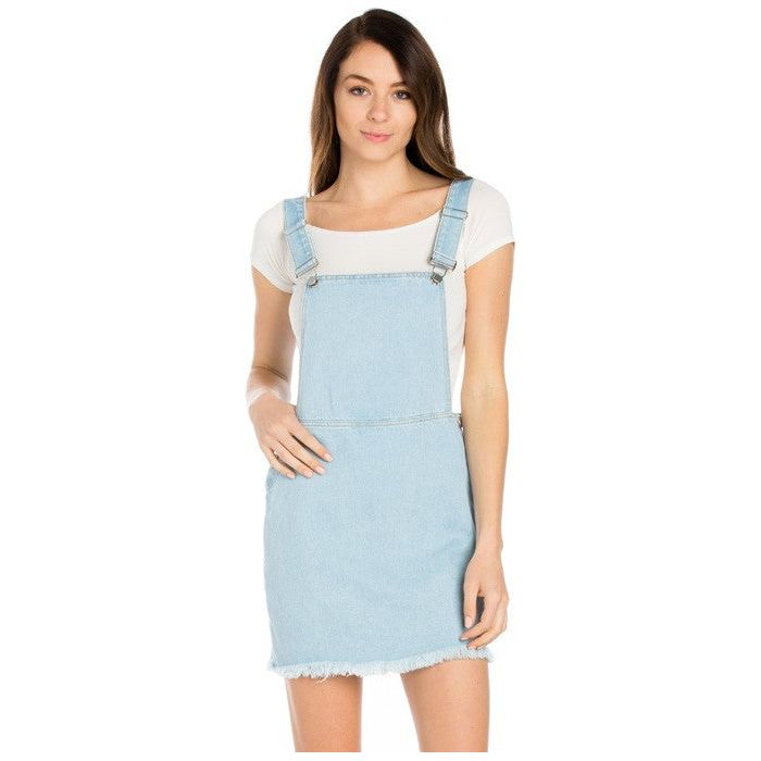 Denim Mini Skirt Overall