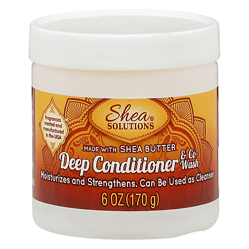 Shea Solutions Shea Solutions Deep Conditioner & Co-Wash – Pure Shea Butter (6 oz) Conditioners