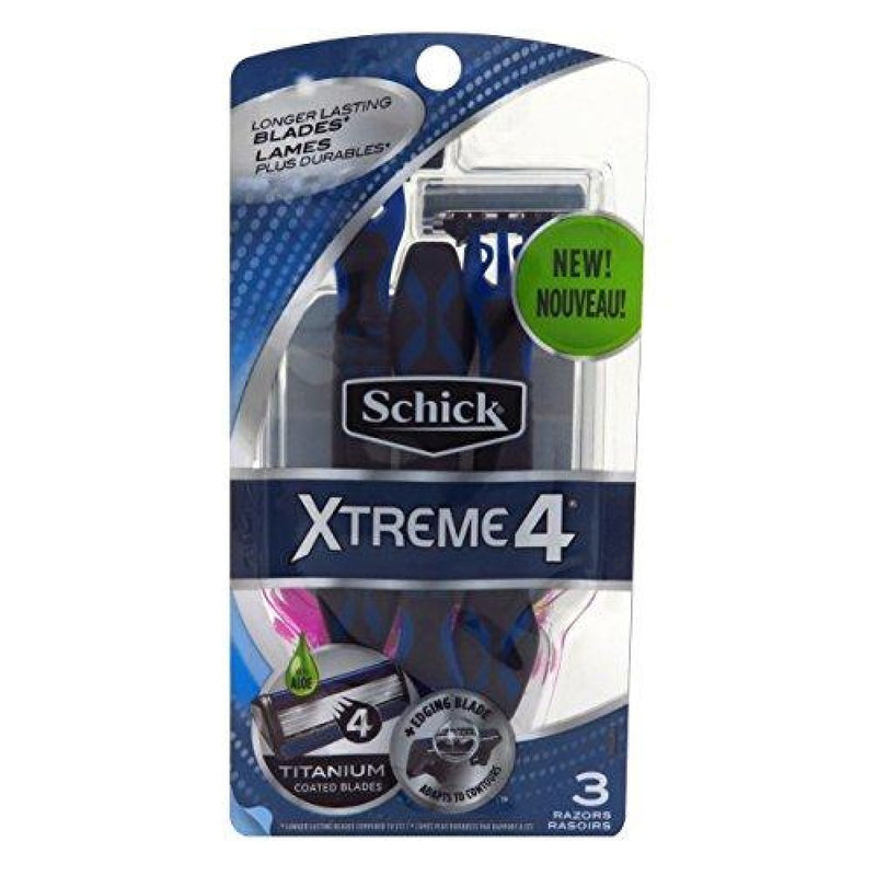Schick Schick Razors, Disposable, 4 Blades, Outlast Razors & Razor Blades