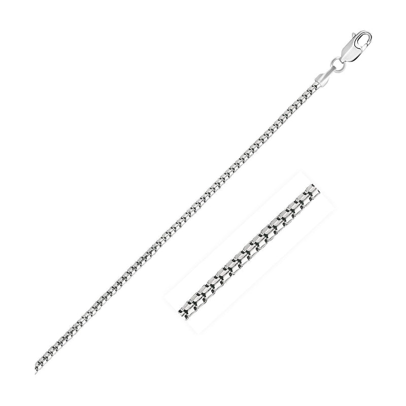Bids.com 14k White Gold Ice Chain 1.3mm Necklaces