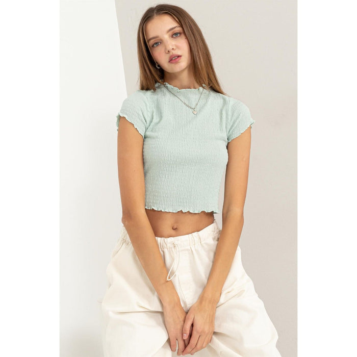 HYFVE Lettuce Hem Crop Top