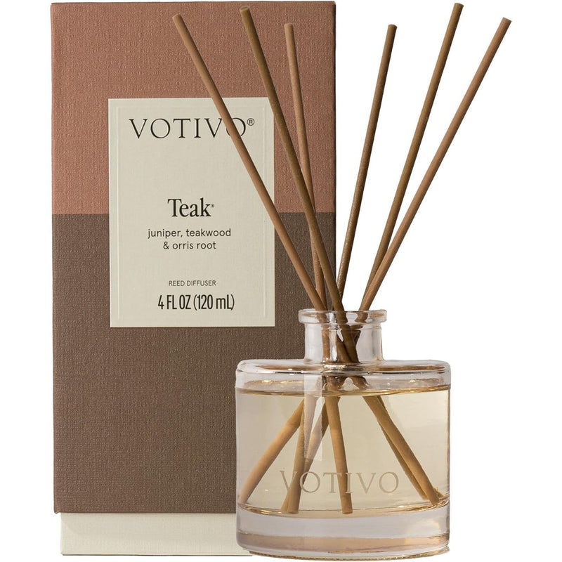 Votivo Votivo Aromatic Candle Teak Candles White Smoke