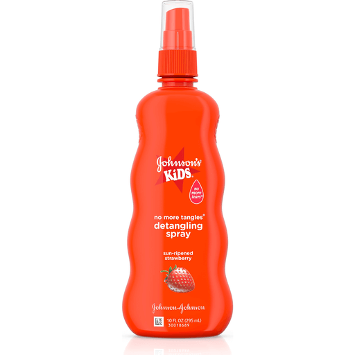 Johnson's Baby Johnson's Baby Kids No More Tangles Detangling Spray, Strawberry Sensation Personal Care White Smoke