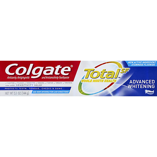 Colgate Colgate Total Advanced Whitening Paste Toothpaste, 5.1 Oz Toothpaste
