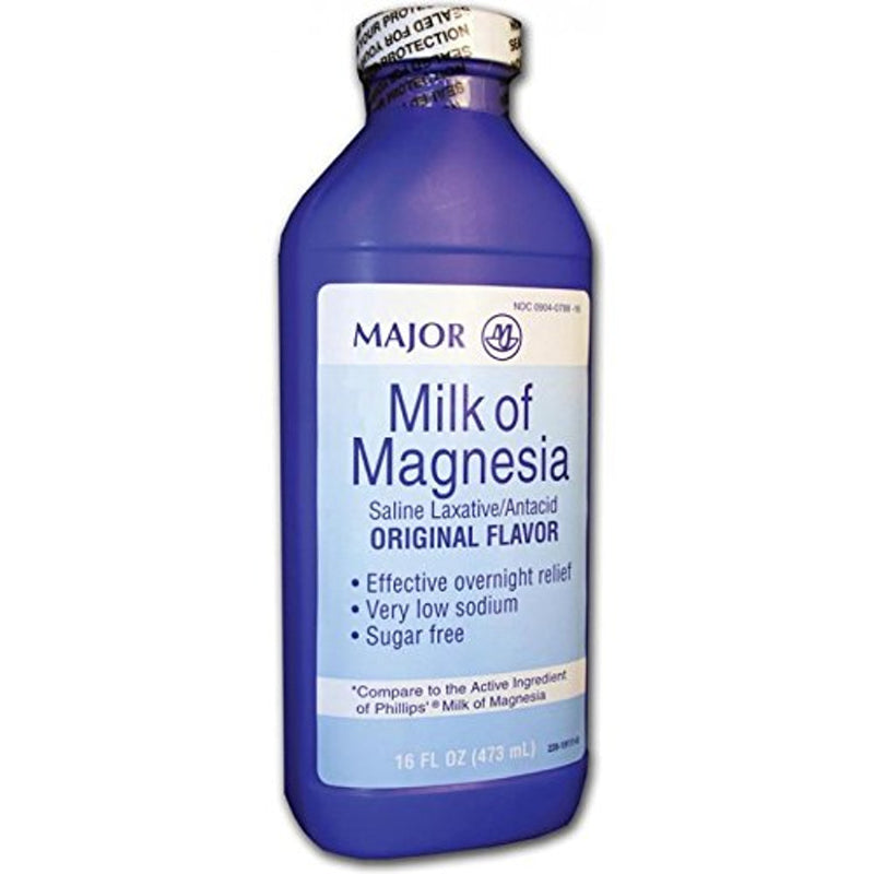 Major Major Milk Of Magnesia Suspension 400mg/5mL 16oz Health & Beauty