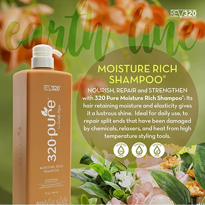 Rev320 Pure Moisture Rich Shampoo 32Oz