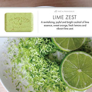 Pre De Provence Pre De Provence Lime Zest Shea Butter Enriched Vegetable Soap 250g Shea Butter Enriched Vegetable Soap
