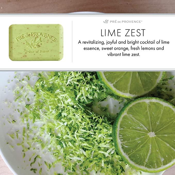 Pre De Provence Lime Zest Shea Butter Enriched Vegetable Soap 250g