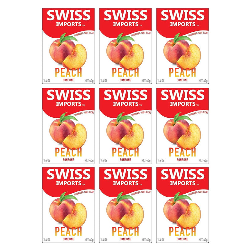 Swiss Imports Swiss Imports Peach Sugarfree Candy Bonbons - 1.4oz Candy