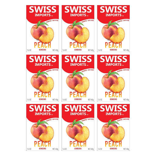 Swiss Imports Swiss Imports Peach Sugarfree Candy Bonbons - 1.4oz Candy