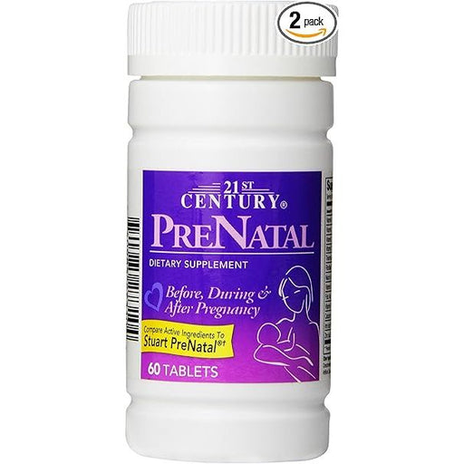 21st Century PRENATAL VITAMIN TABLET 60CT 2 Vitamins & Supplements