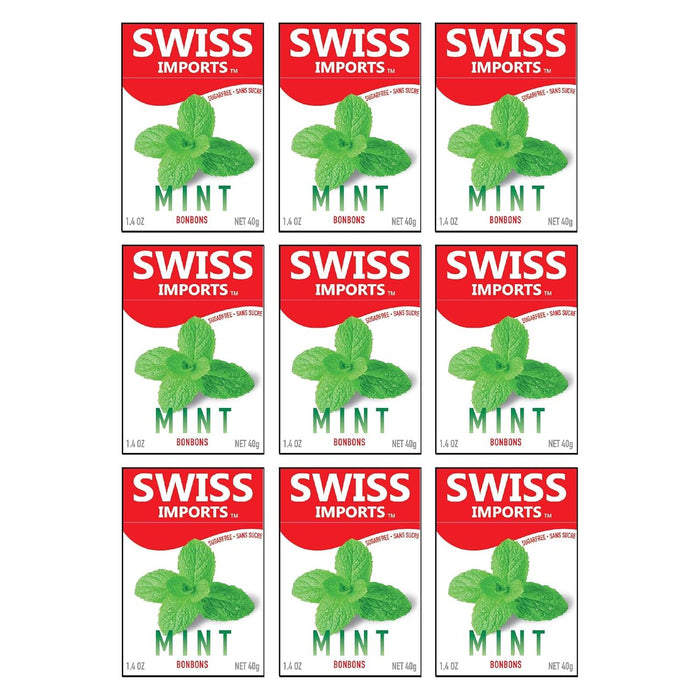 Swiss Imports Mint Sugarfree Candy Bonbons - 1.4oz