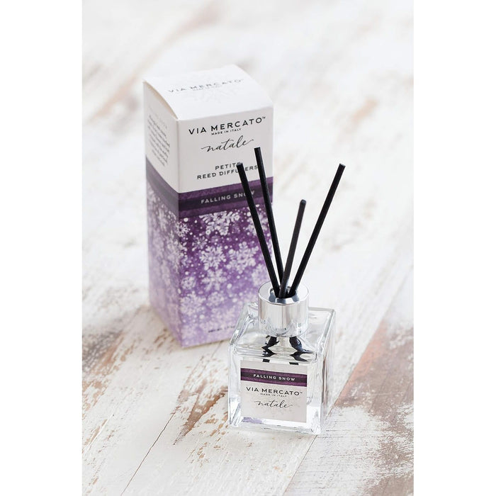 Via Mercato Falling Snow Petite Reed Diffuser 1.3oz